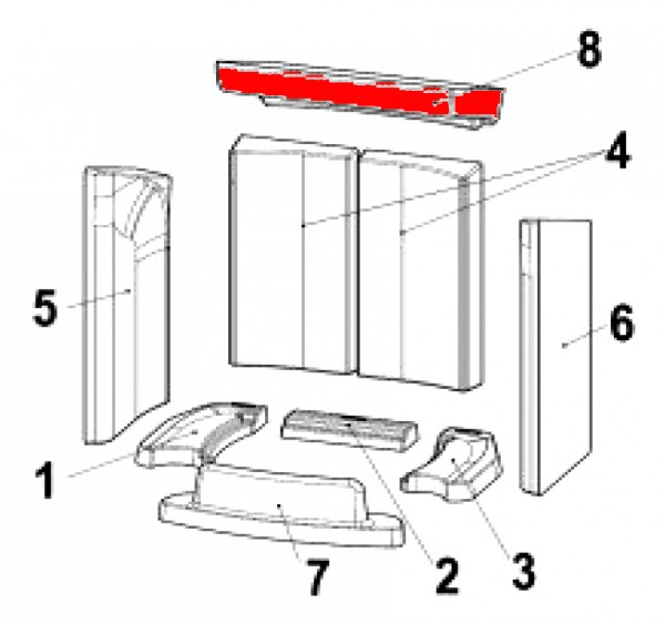 Austroflamm Chester Xtra Zugumlenkung Rauchumlenkstein Austroflamm Chester Xtra Zugumlenkung Rauchumlenkstein