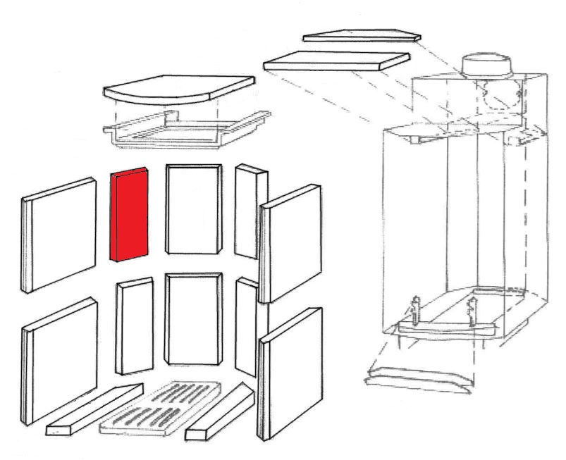 Caminos Senator sidesten venstre bagved oven