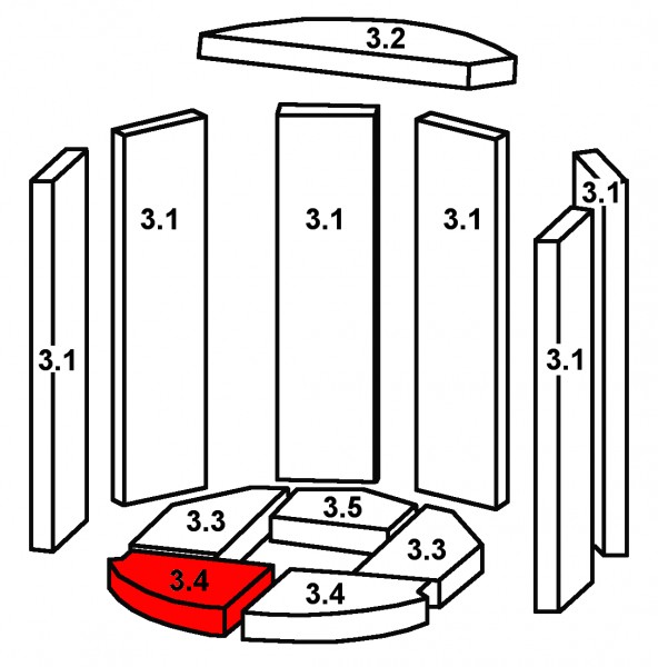 Oranier Troll Bodemsteen voorkant links A Oranier Troll Bodemsteen voorkant links A