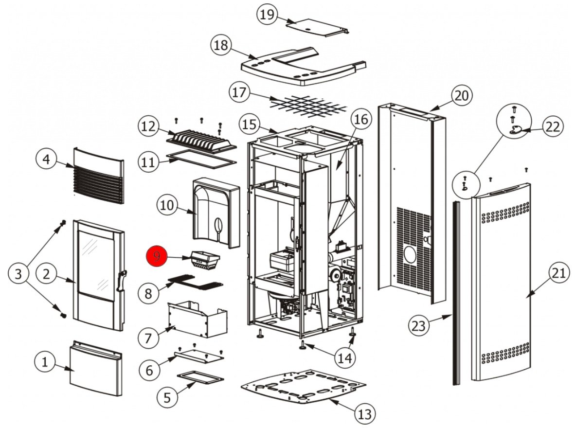 MCZ EGO-Air 1.0 brændegryde MCZ EGO-Air 1.0 brændegryde