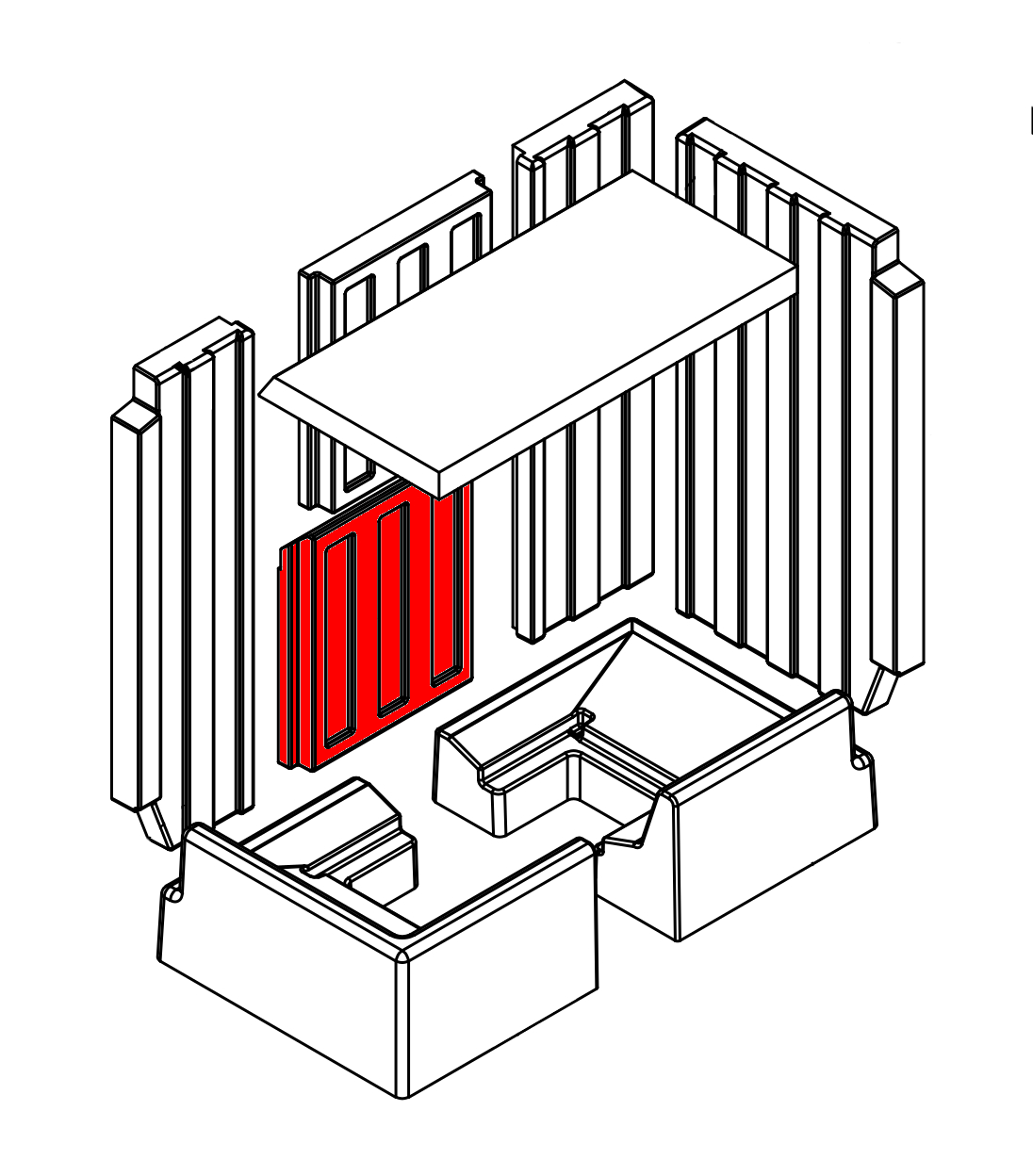 Spartherm Varia 2L-55h GET bagsten midten nede sort