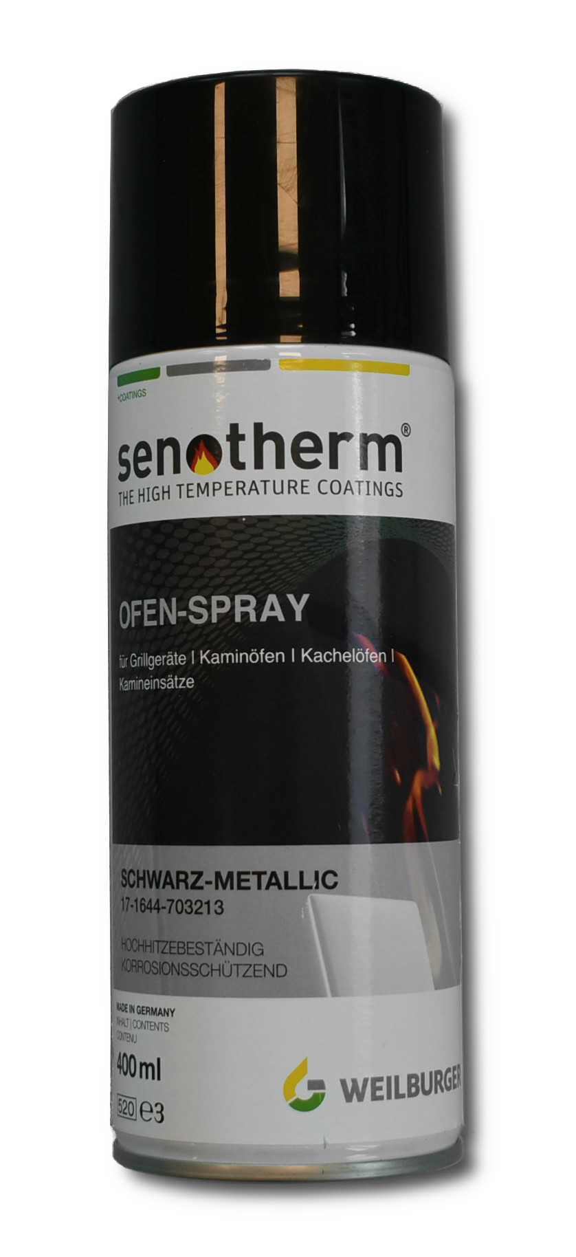 Königshütte Ofenspray schwarz metallic Spray