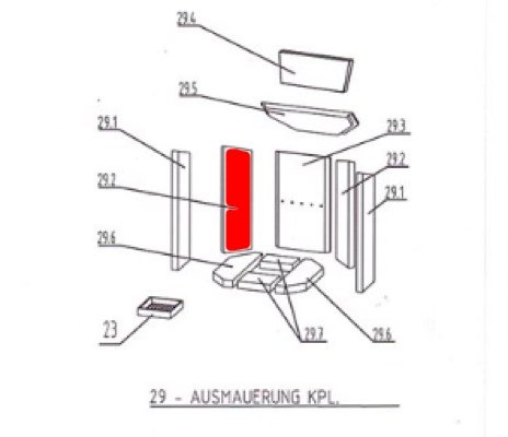 Oranier Kiruna 6 Zijsteen links achteraan B Oranier Kiruna 6 Zijsteen links achteraan B