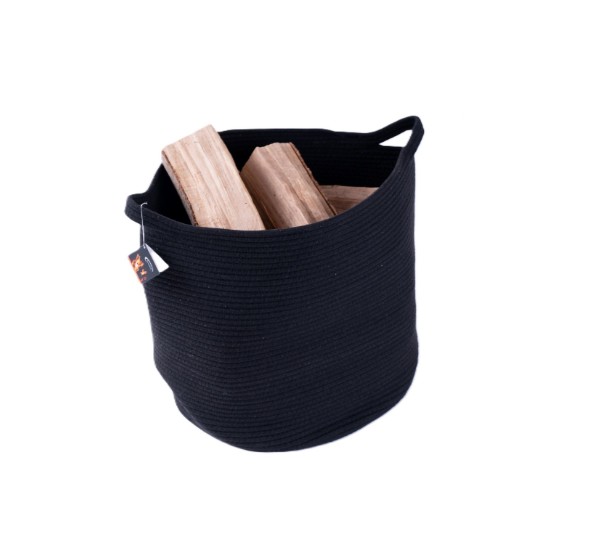 Holzkorb aus Baumwolle und Polyester; Ø 400 mm