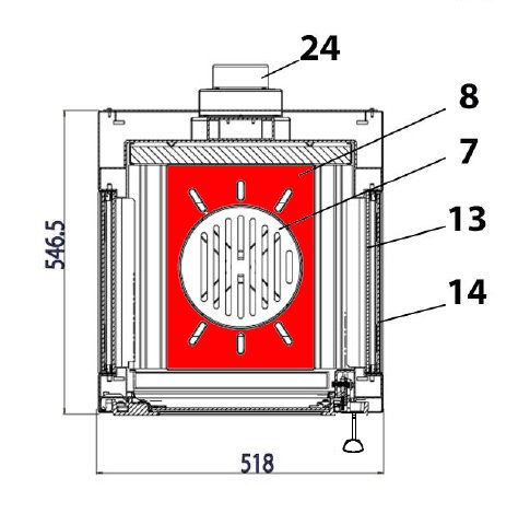 Haas-Sohn Panorama 255.15 risteleje Haas-Sohn Panorama 255.15 risteleje