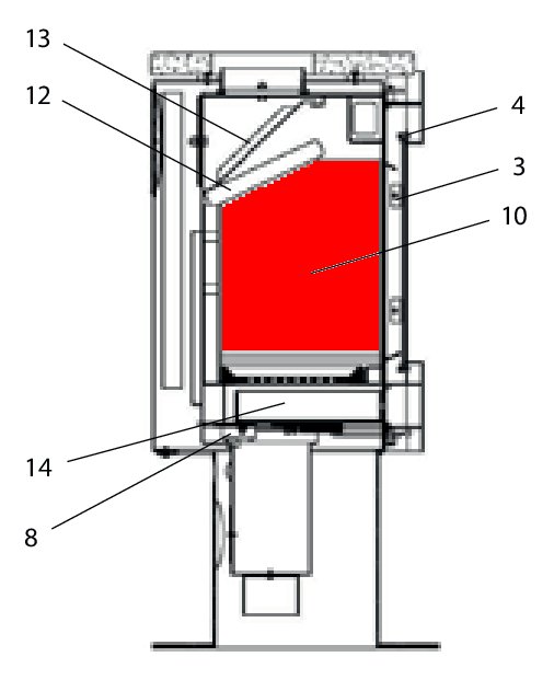 Wodtke K 120A Seitenstein links Vermiculitestein Wodtke K 120A Seitenstein links Vermiculitestein