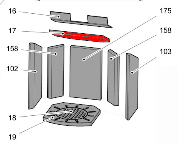 Haas-Sohn Kuopio II 265.17 moduł zmiany kierunku ciągu na dole Haas-Sohn Kuopio II 265.17 moduł zmiany kierunku ciągu na dole