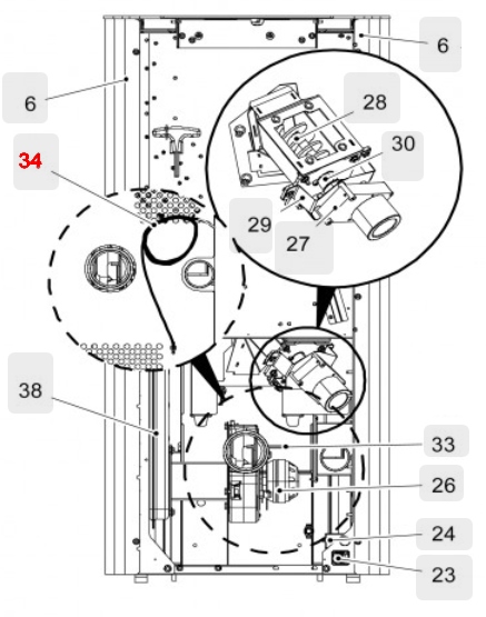 Haas-Sohn Pallazza 532.08 rumtemperaturføler