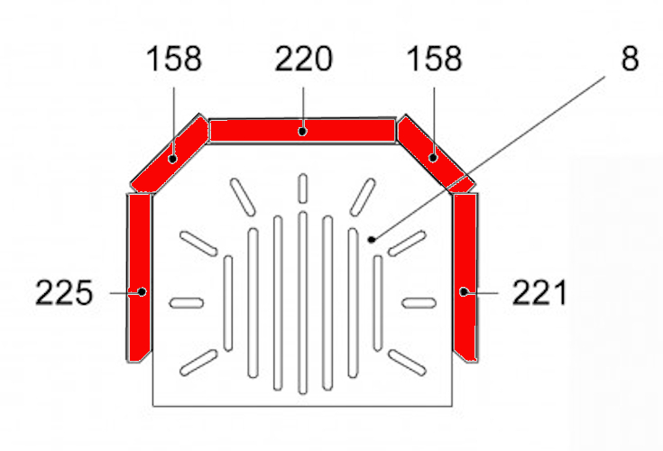 Haas+Sohn Nordal II 249.17 Feuerraumauskleidung Haas+Sohn Nordal II 249.17 Feuerraumauskleidung