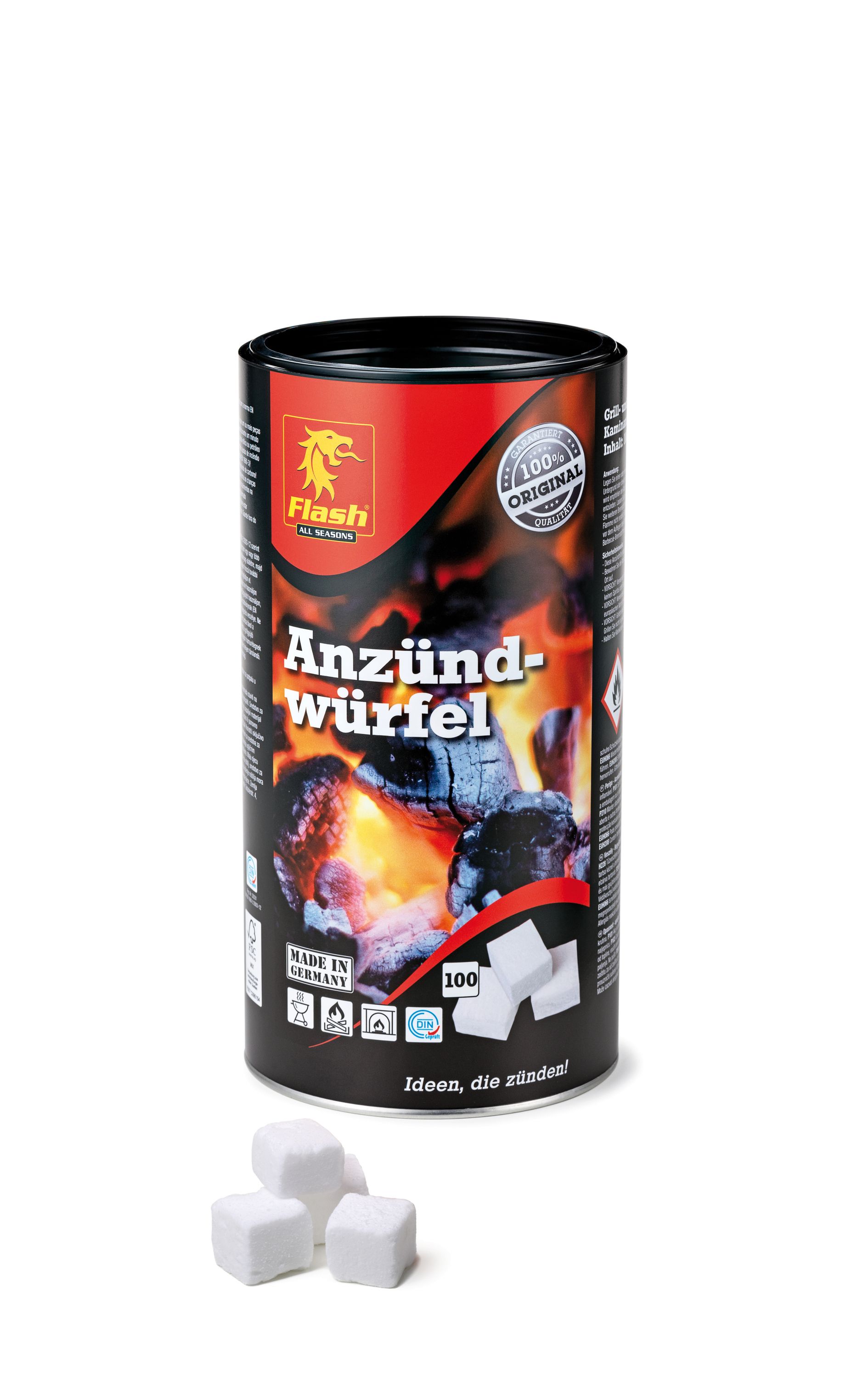 Flash Anzündwürfel 100 Stück Flash Anzündwürfel 100 Stück