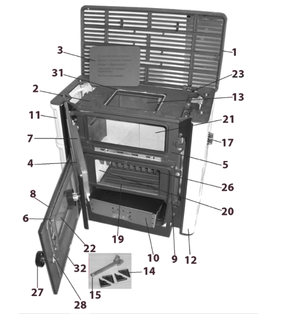 Haas-Sohn Harz 132.12 condotto aria primaria Haas-Sohn Harz 132.12 condotto aria primaria