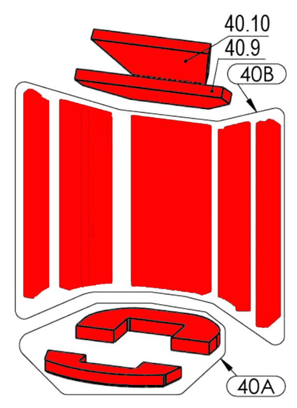 Oranier Polar 4 revêtement de chambre de combustion C