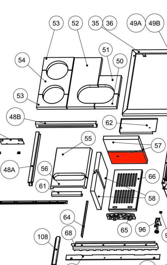 Wamsler W1-75 bagsten nede Wamsler W1-75 bagsten nede