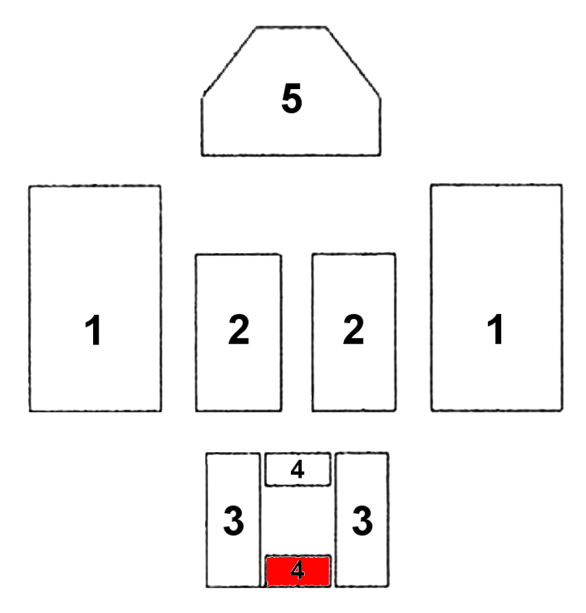 Oranier Bohemia Bodemsteen voorkant A Oranier Bohemia Bodemsteen voorkant A