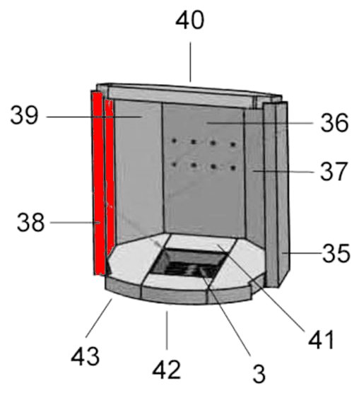 Justus Baltrum pietra laterale a sinistra anteriore Justus Baltrum pietra laterale a sinistra anteriore