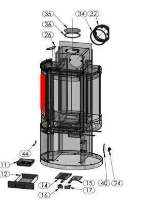 Oranier Atrium 5 Sichtscheibe links Oranier Atrium 5 Sichtscheibe links