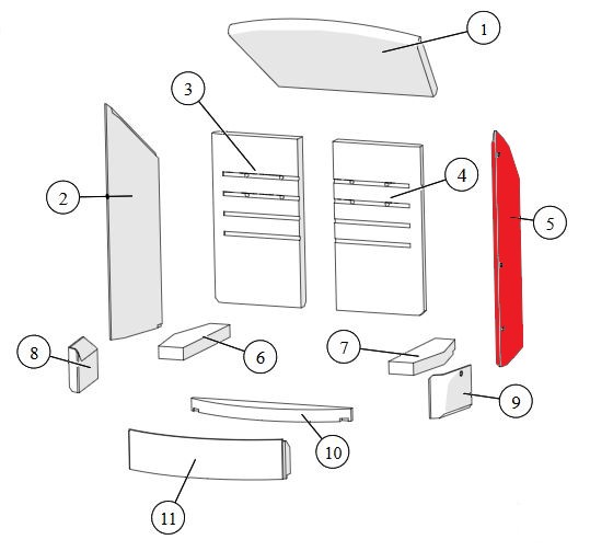 Lotus Prio 6 cegła boczna z prawej strony z tyłu A Lotus Prio 6 cegła boczna z prawej strony z tyłu A