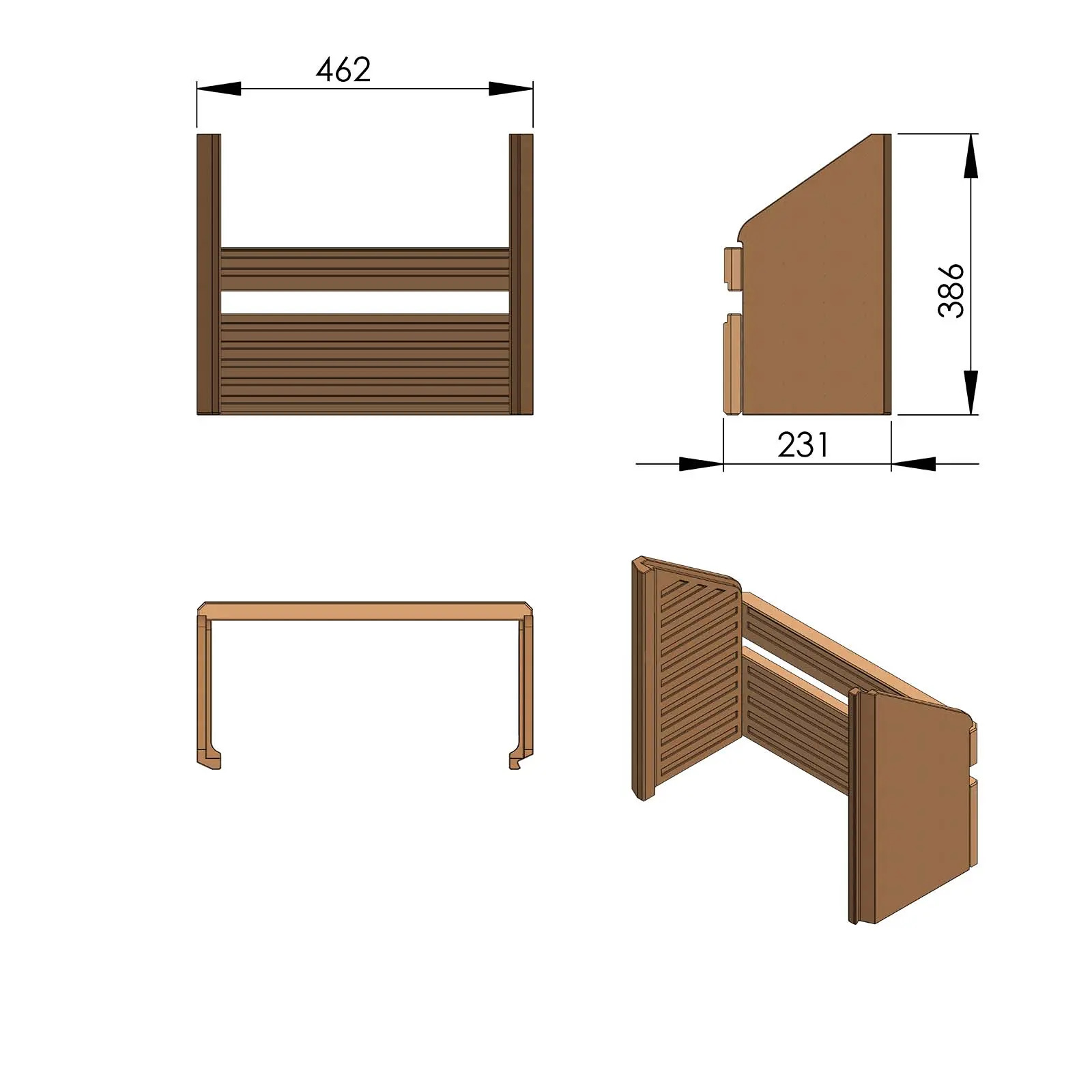 Termatech TT80 pietra laterale set