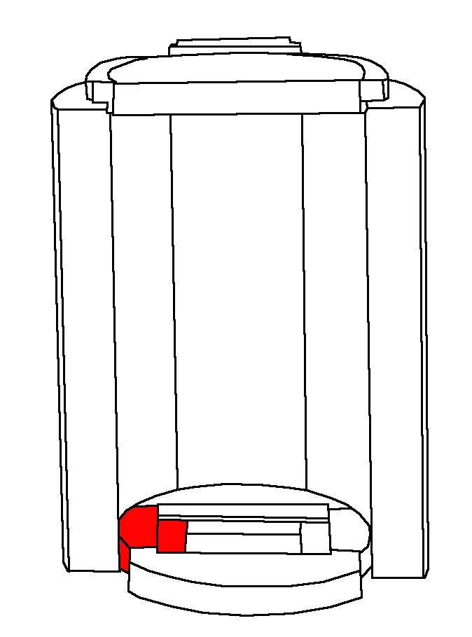 Cera Rondotherm bundsten venstre A Cera Rondotherm bundsten venstre A