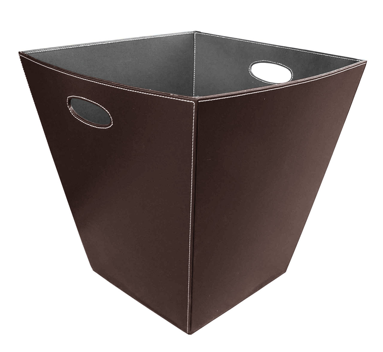 Lienbacher Holzkorb Leder eckig, braun