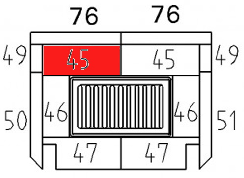 Haas+Sohn Riga 150.17 Bodenstein hinten links Explosionszeichnung Haas+Sohn Riga 150.17 Bodenstein hinten links Explosionszeichnung