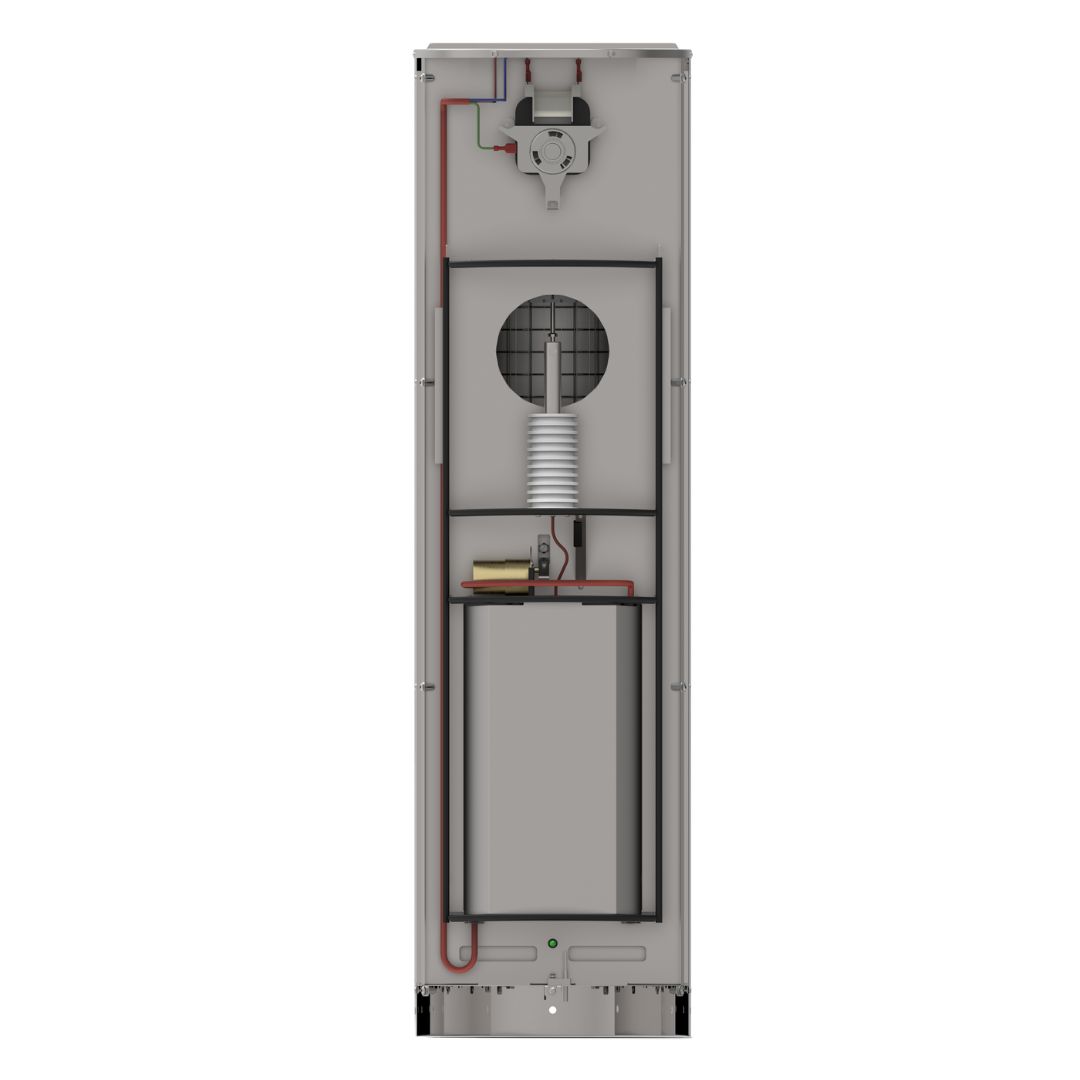 Partikelfilter ESP-10 Edelstahl/ Elektrostatischer Partikelabscheider für Kaminöfen