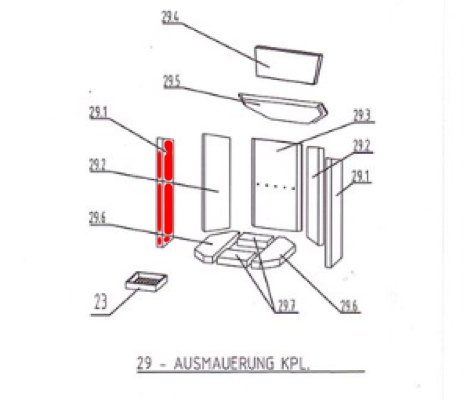 Oranier Kiruna 6 pietra laterale a sinistra anteriore B Oranier Kiruna 6 pietra laterale a sinistra anteriore B