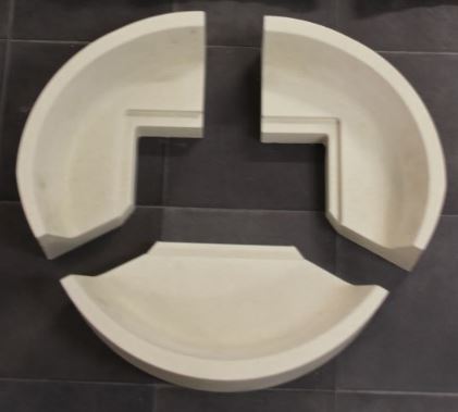 Spartherm Speedy MR-45 pietra per fondo set D