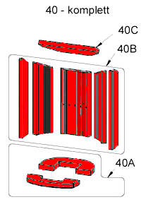 Oranier Arktis 5 Feuerraumauskleidung B Brennraumauskleidung Oranier Arktis 5 Feuerraumauskleidung B Brennraumauskleidung
