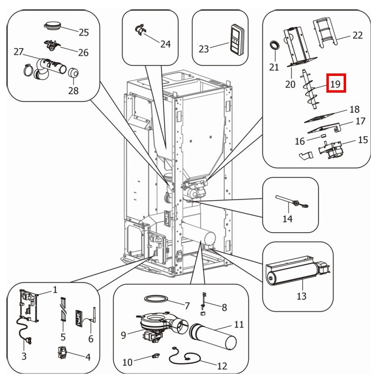 MCZ CLUB 2.0 AIR trasportatore a coclea