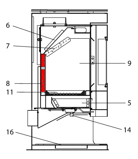 Wodtke KK 80-1 pietra posteriore Wodtke KK 80-1 pietra posteriore