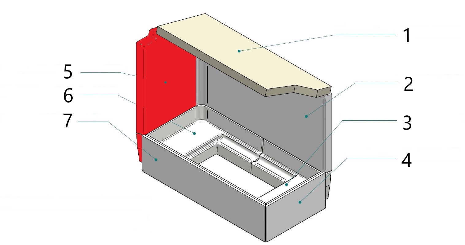 Contura i40 sidesten venstre B Contura i40 sidesten venstre B