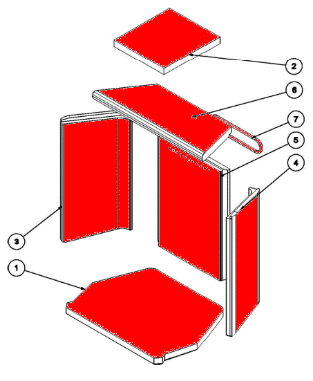 Attika Rondo 120 Feuerraumauskleidung Brennraumauskleidung Attika Rondo 120 Feuerraumauskleidung Brennraumauskleidung