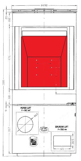 Caminos Baron okładzina komory paleniskowej Caminos Baron okładzina komory paleniskowej