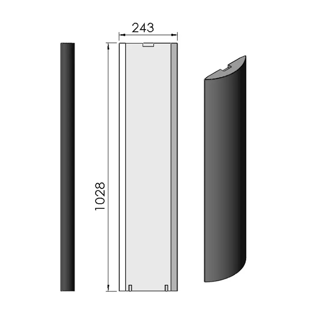 Termatech TT21RS-HST Zijpaneel Zeepsteen
