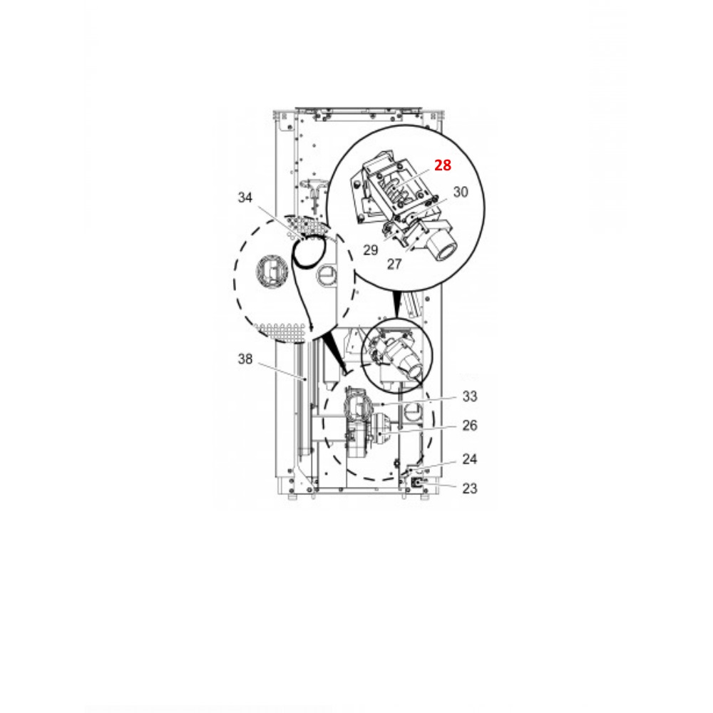 Haas+Sohn Pelletto 417.08 Förderschnecke Haas+Sohn Pelletto 417.08 Förderschnecke