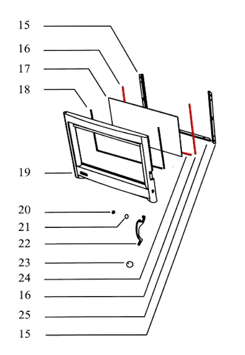 Supra HF 2950 dørpakning sæt Supra HF 2950 dørpakning sæt