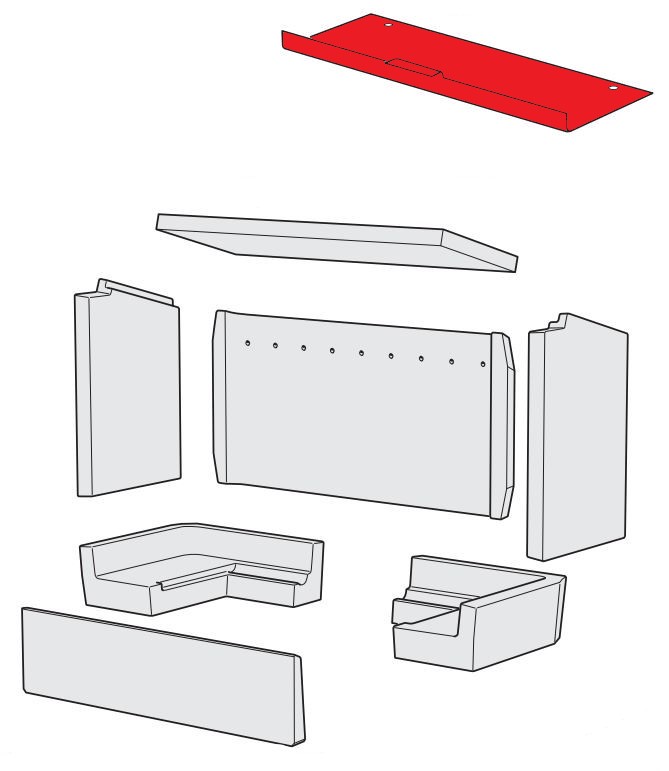 Contura i31 moduł zmiany kierunku ciągu stal