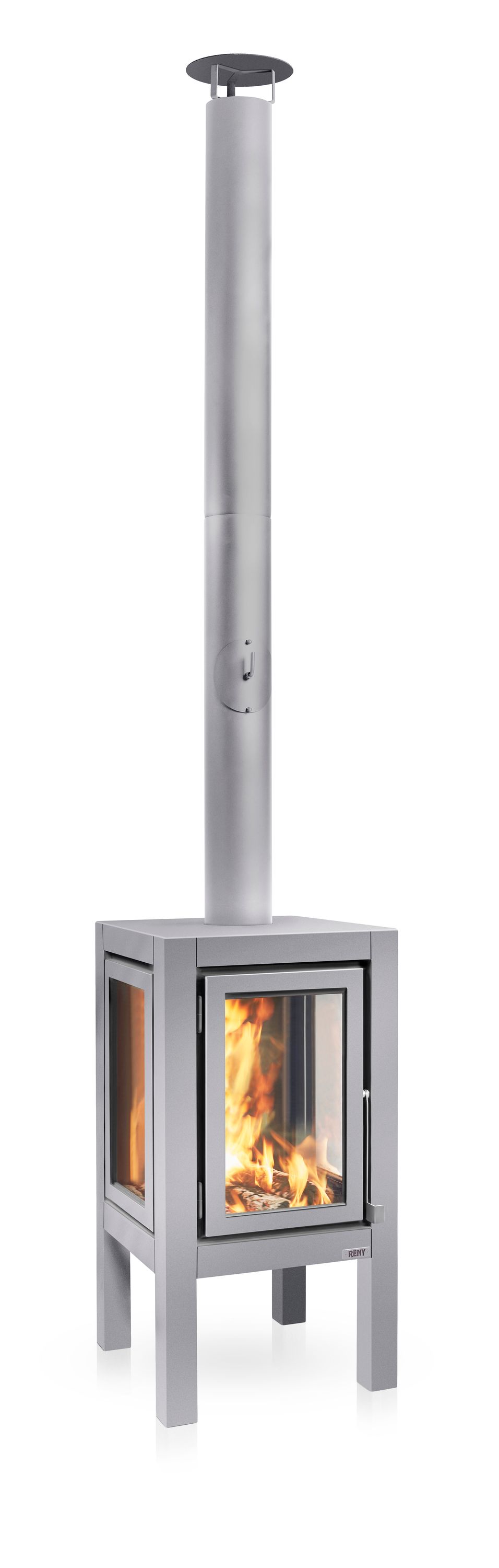 Terrassenkamin Cortenstahl RB73 QUARUBA XXL – edelstahl SMQuarubaXXL-E.2