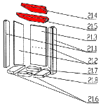 Oranier Pori 5 vlamplaat Set A Oranier Pori 5 vlamplaat Set A