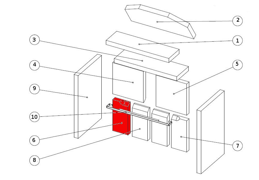 Wamsler Loft bagsten venstre nede Wamsler Loft bagsten venstre nede
