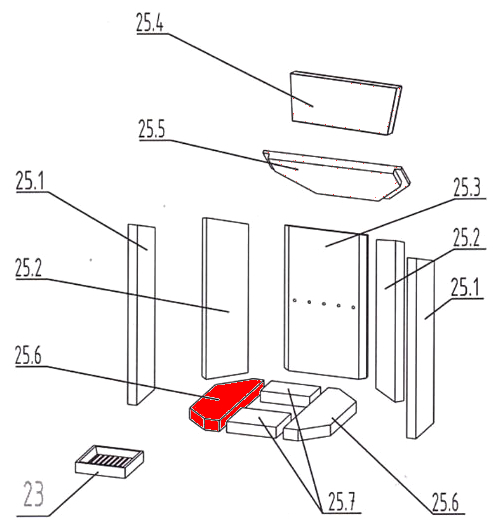 Oranier Kiruna 6 Hoek Bodemsteen links B Oranier Kiruna 6 Hoek Bodemsteen links B