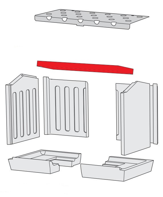 Contura i11 røgvenderplade