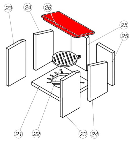 Justus Alamo deflettore di tiraggio A Justus Alamo deflettore di tiraggio A