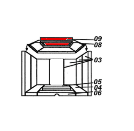 Austroflamm Regent røgvenderplade Austroflamm Regent røgvenderplade