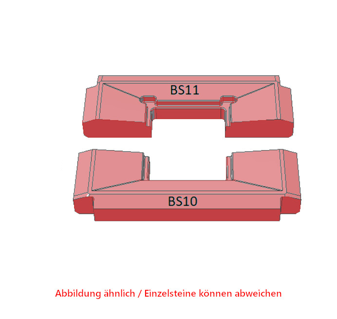 Schmid Ekko R 67(45)/45 cegła podłogowa zestwa