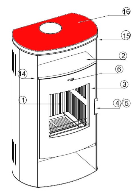Techfire Bella 3 płyta osłonowa Techfire Bella 3 płyta osłonowa