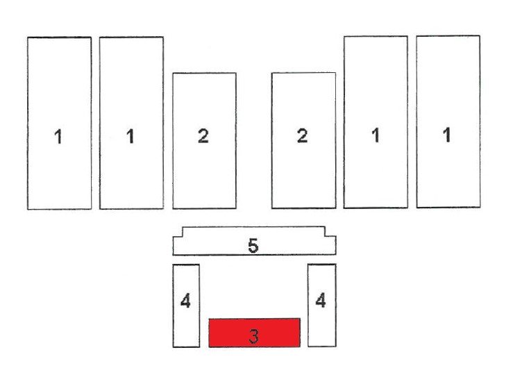 Caminos Optio Bodenstein vorne Brennraumstein Caminos Optio Bodenstein vorne Brennraumstein