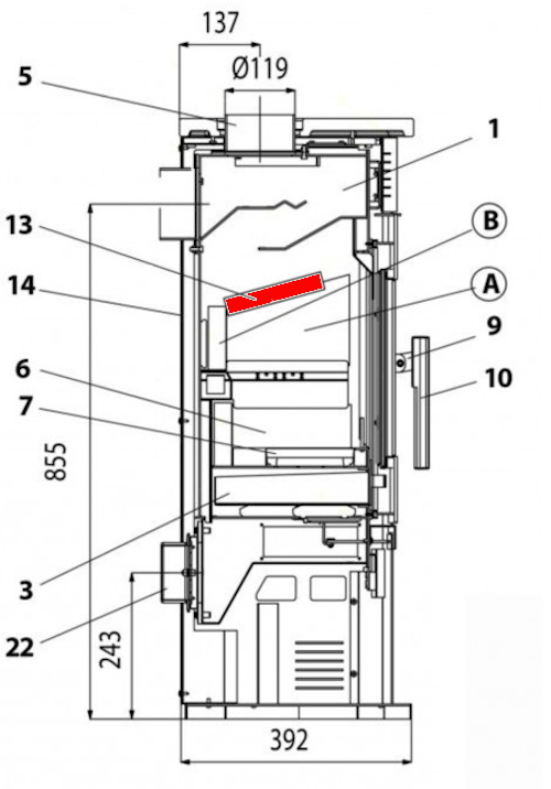 Haas-Sohn Javus 203.14 moduł zmiany kierunku ciągu