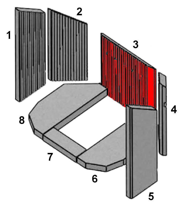 Justus Island Aqua Rückwandstein B Vermiculite rechteckig Justus Island Aqua Rückwandstein B Vermiculite rechteckig